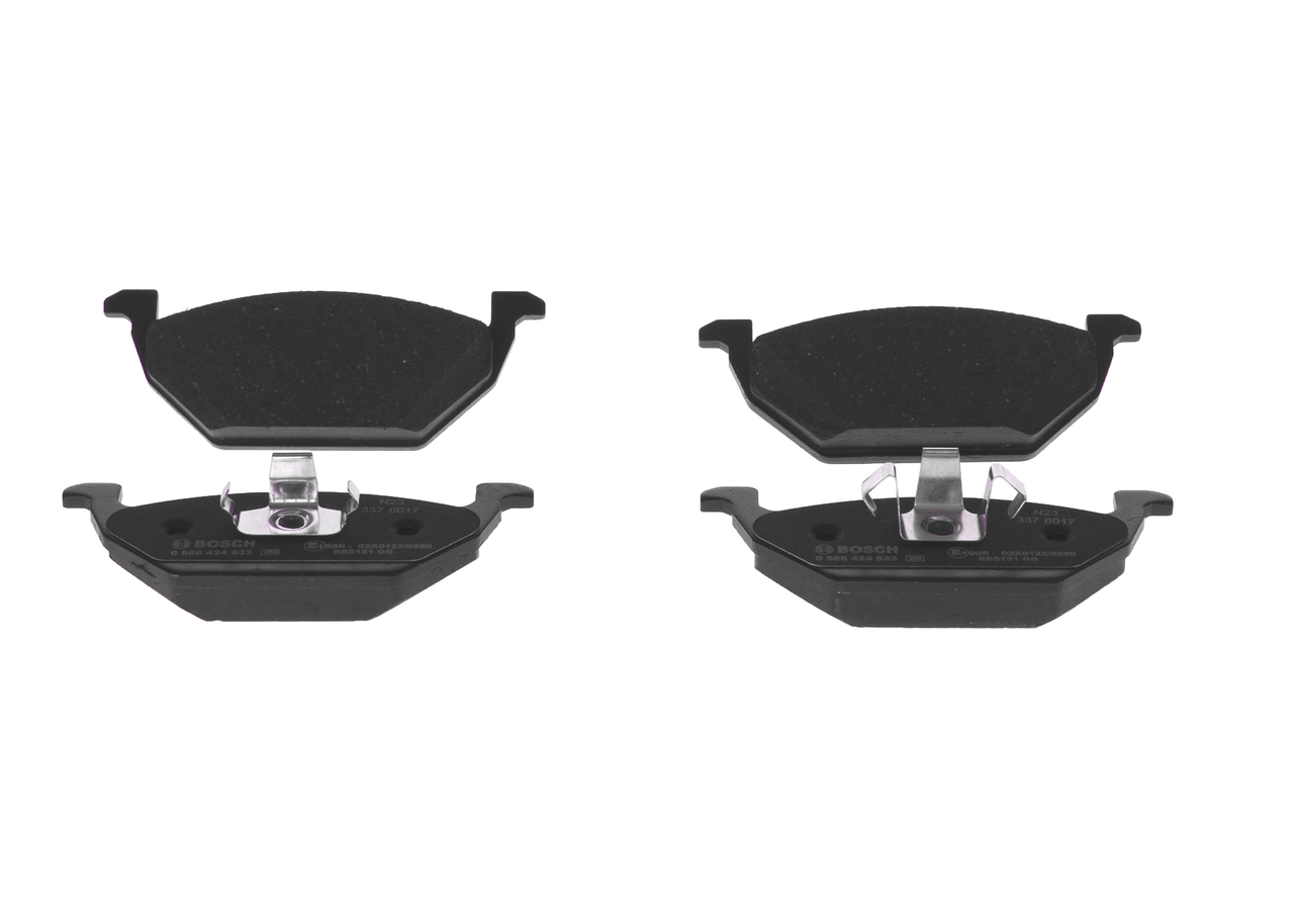OEM 2QB698151 BOSCH Jarrupalat, levyjarru 0 986 424 933 varten VW, AUDI, SKODA, SEAT