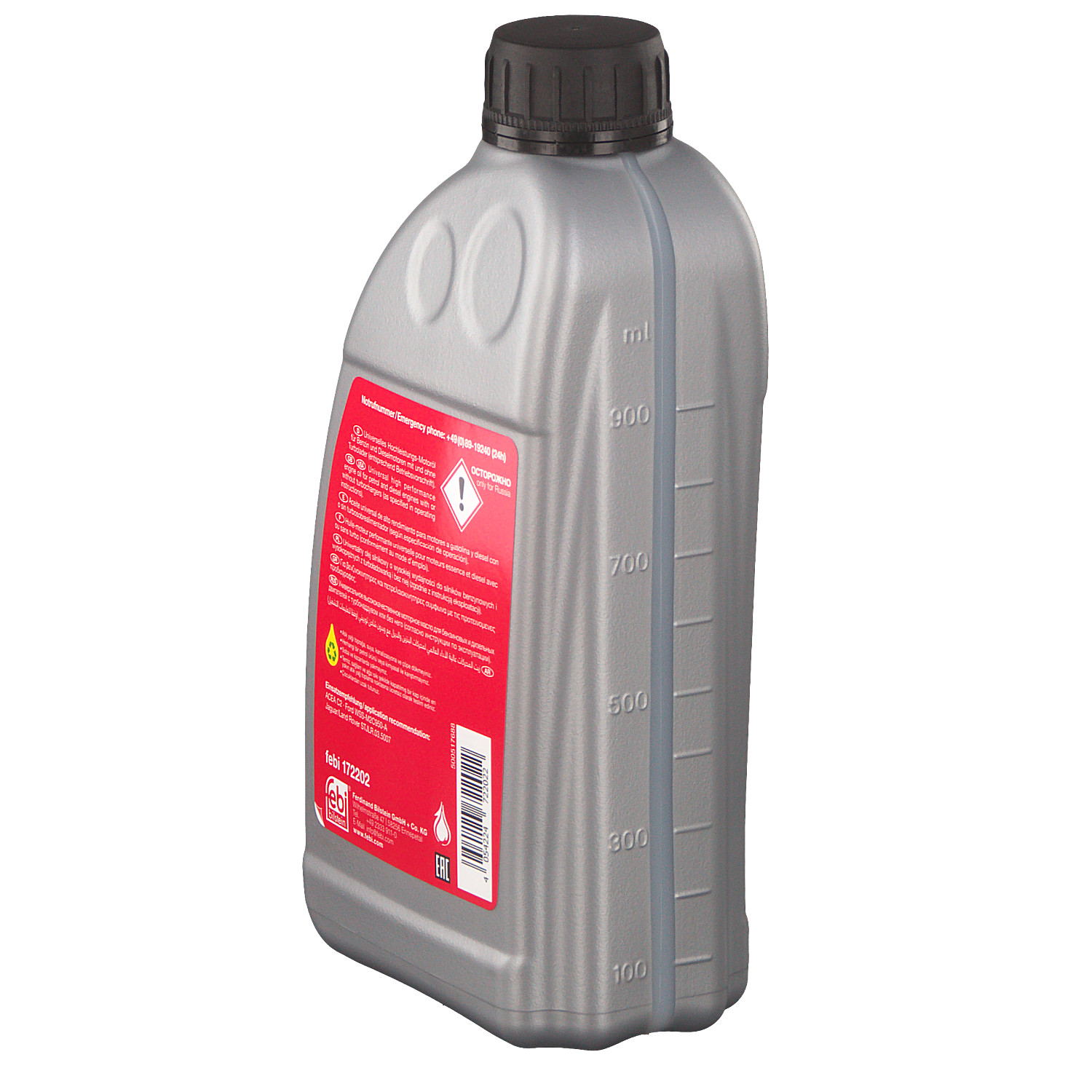 Motorolie (172202) van FEBI BILSTEIN Voor IVECO DAILY VI Open laadbak/ Chassis 35S17, 35C17, 40C17, 45S17,45C17, 50C17, 60C17, 65C17,... (125 KW / 170 PK / Van 2014)