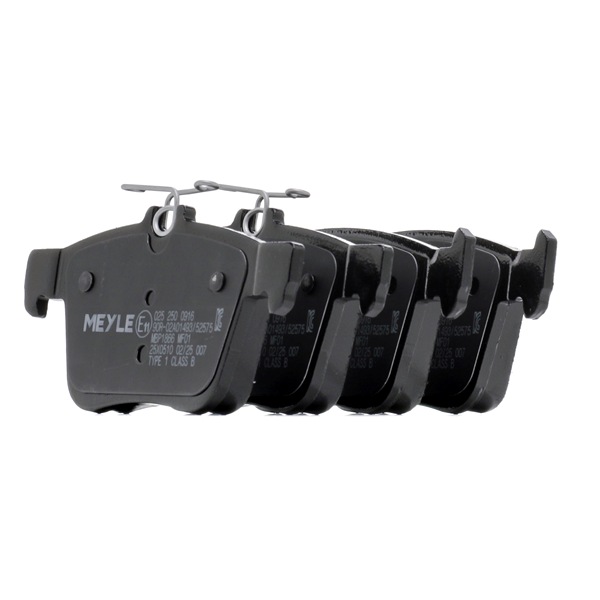 OEM 3Q0698451G MEYLE  Bremsbeläge 025 250 0916 für VW, AUDI, SKODA, SEAT, CUPRA