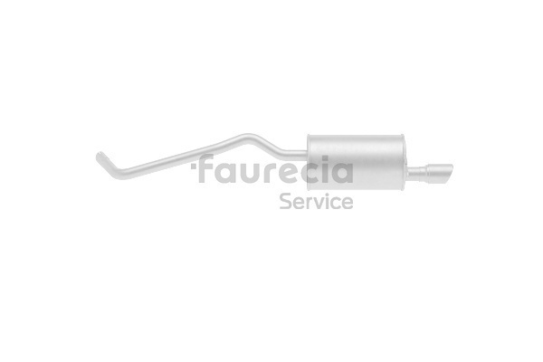 OEM 200102447R Faurecia Takaäänenvaimentaja FS16052 varten DACIA