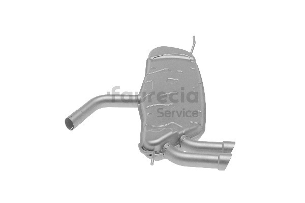 Faurecia Bakre eksospotte FS80369 Lyddemper eksos / bakre lyddemper Faurecia FS80369