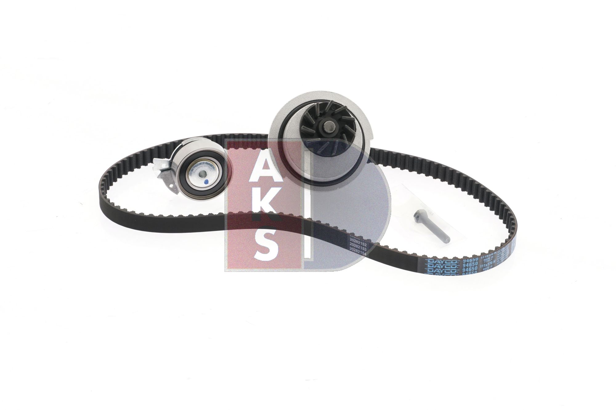 OEM 96872704 AKS DASIS Kit cinghia distribuzione, pompa acqua 570276N per OPEL, MITSUBISHI, SKODA, CHEVROLET, DAEWOO