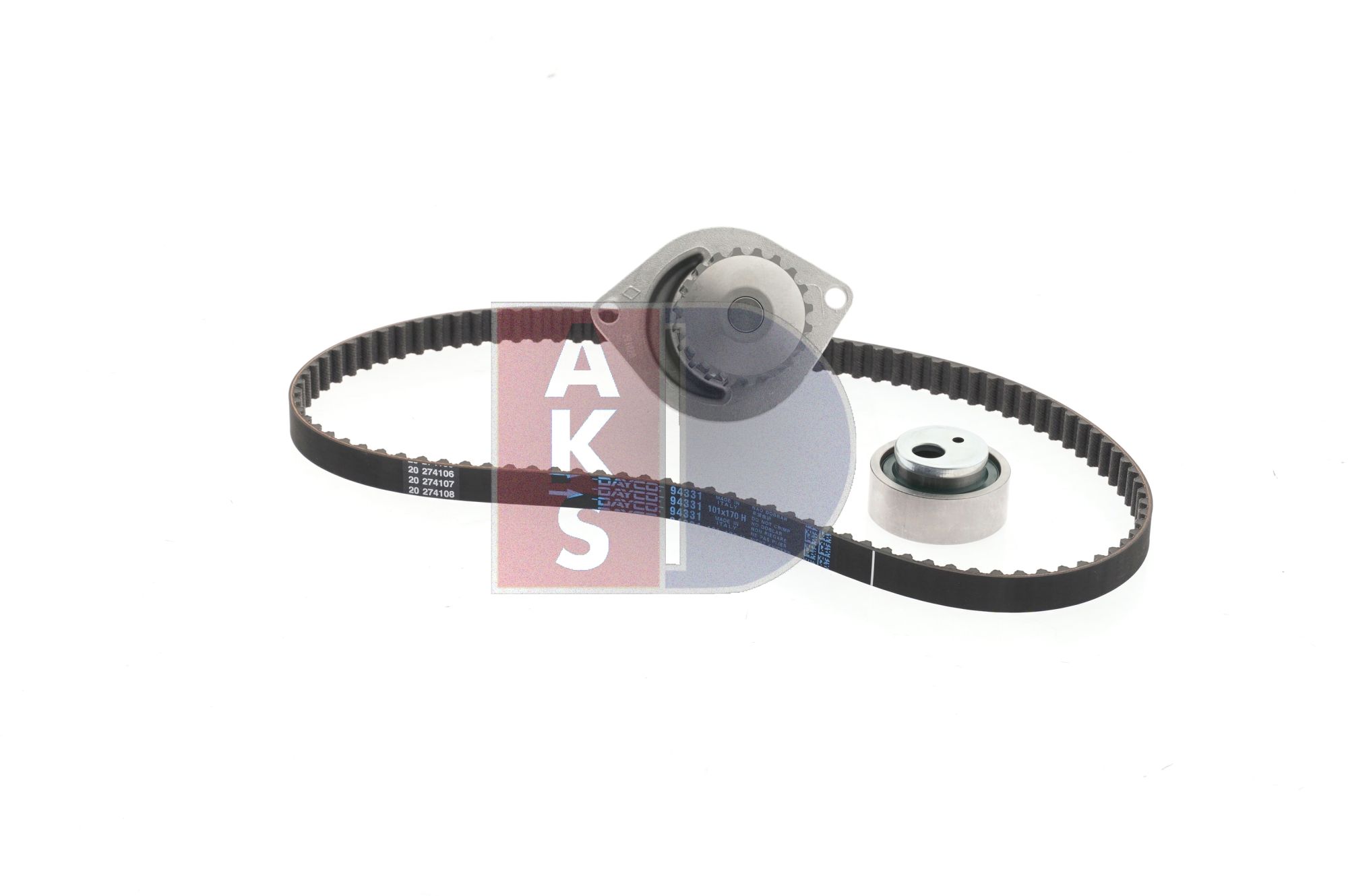 OEM 1201E4 AKS DASIS Vesipumppu + jakohihnasarja 570279N varten VW, NISSAN, PEUGEOT, CITROЁN, RENAULT