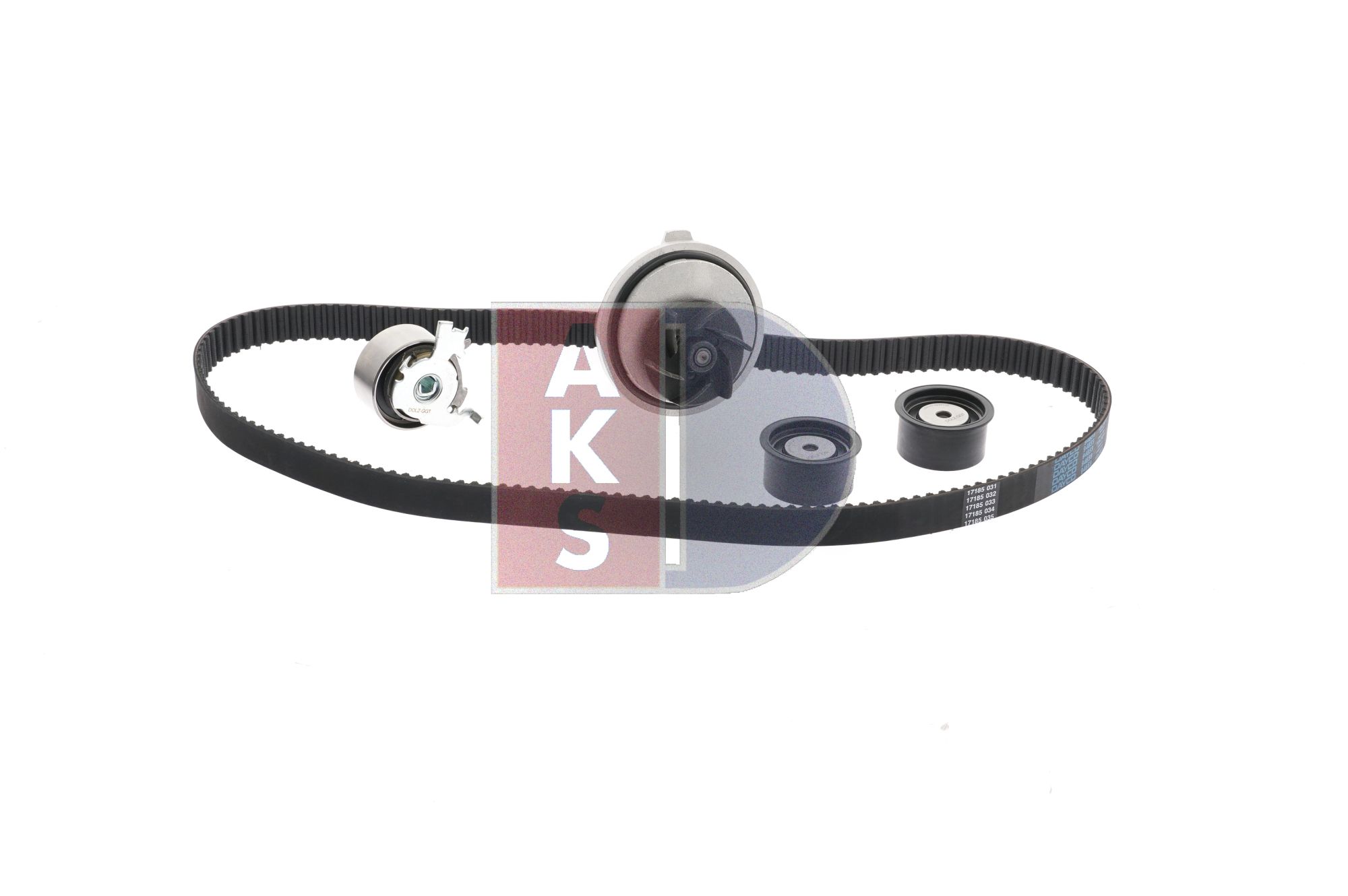 OEM 92065969 AKS DASIS Kit cinghia distribuzione, pompa acqua 570310N per OPEL, HYUNDAI, KIA, CHEVROLET, DAEWOO
