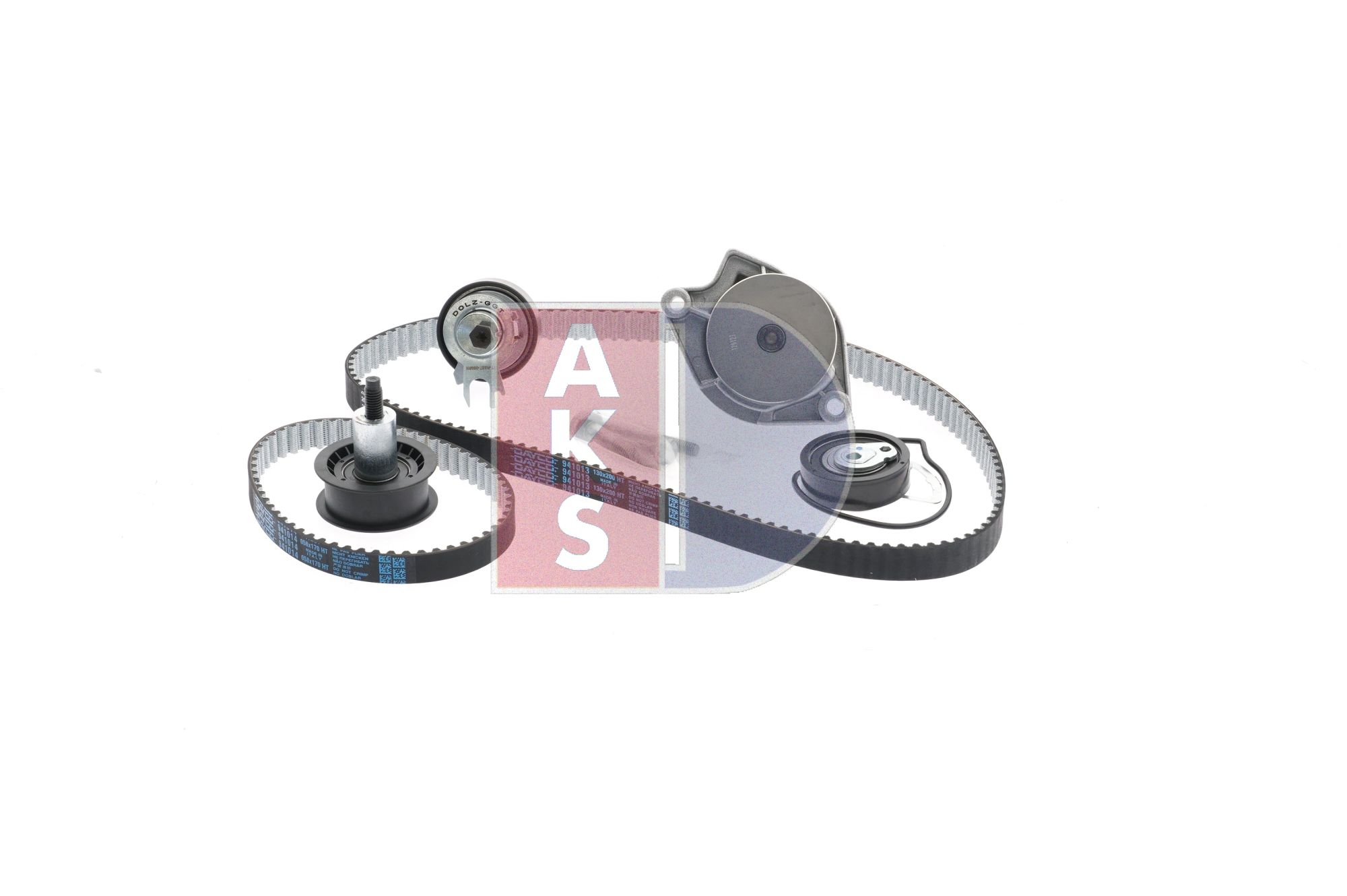 OEM 03C121005C AKS DASIS Registerreimsett med vannpumpe 570320N for VW, AUDI, SKODA, ALFA ROMEO, SEAT