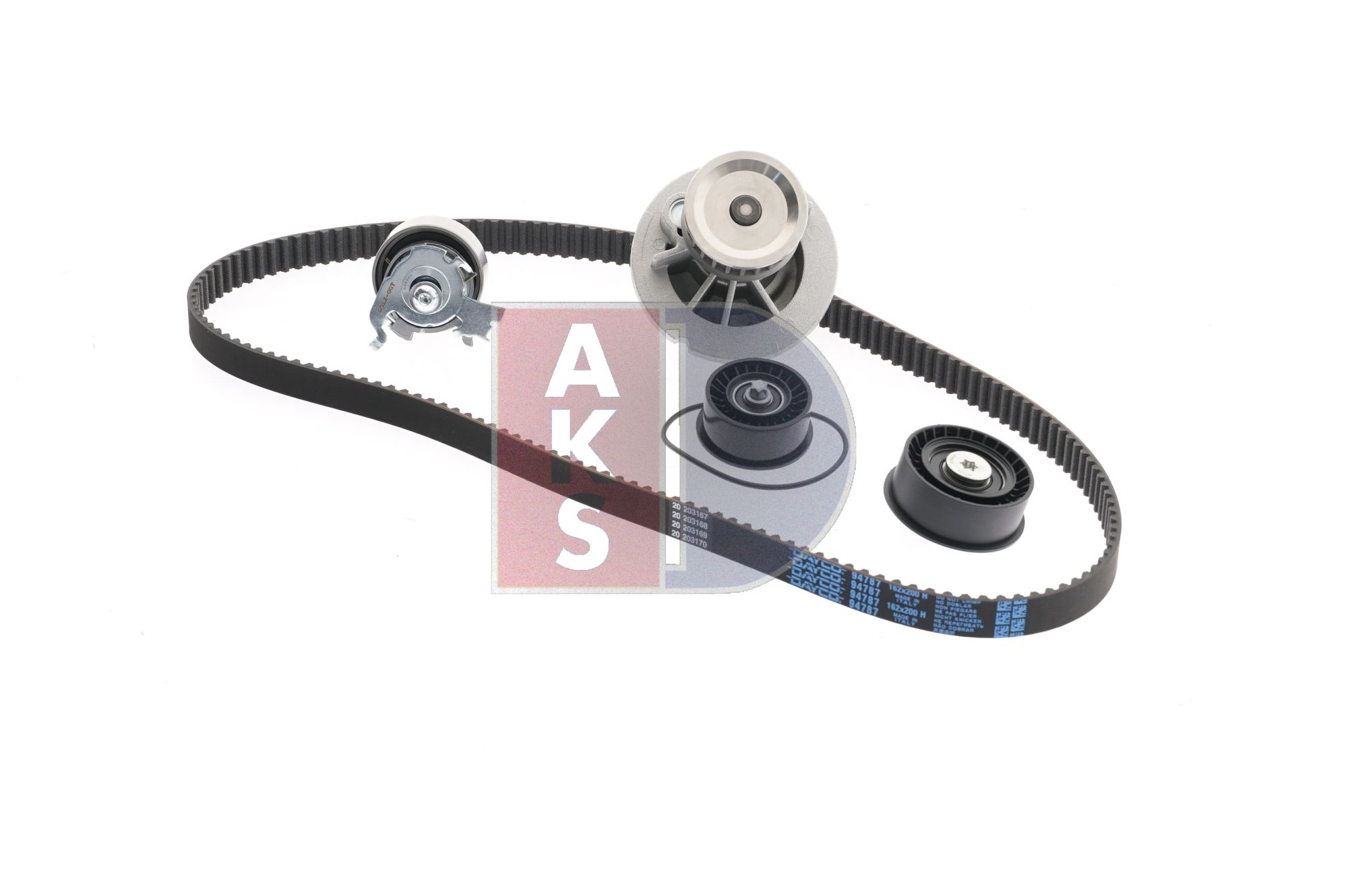 OEM 9199592 AKS DASIS Kit cinghia distribuzione, pompa acqua 570321N per OPEL, ALFA ROMEO, CHEVROLET, VAUXHALL, HOLDEN
