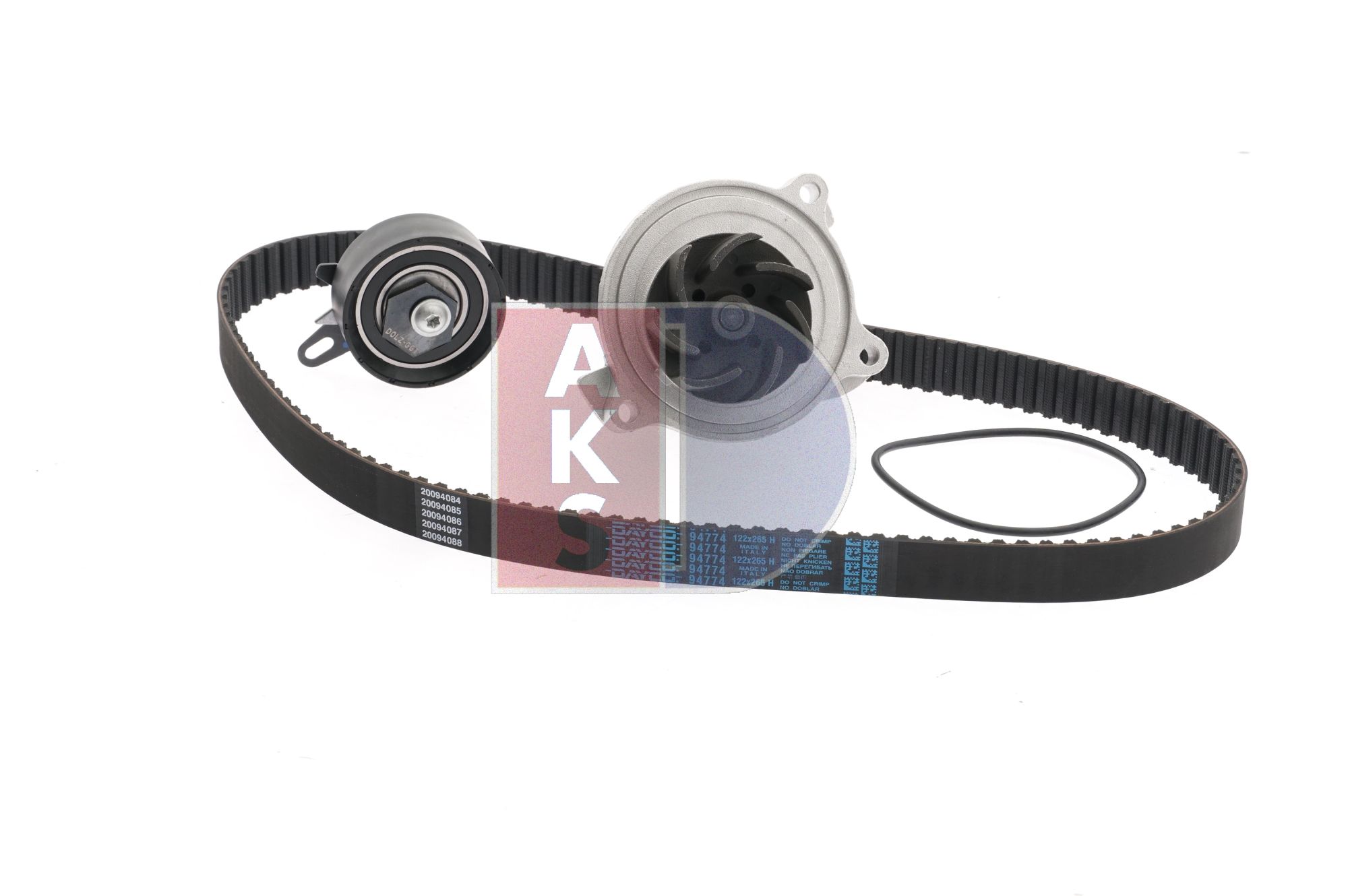 OEM 074121005MX AKS DASIS Registerreimsett med vannpumpe 570323N for VW, AUDI, VOLVO, SKODA, ALFA ROMEO