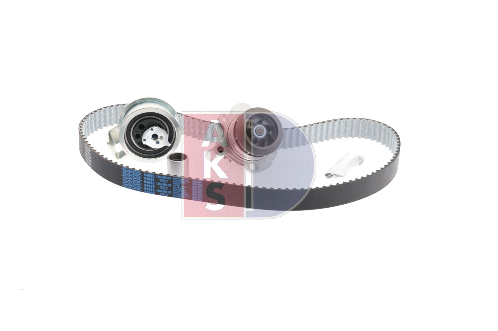 OEM 038121011CX AKS DASIS Bomba de agua + kit de correa de distribución 570335N para VOLKSWAGEN, BMW, SEAT, AUDI, FORD