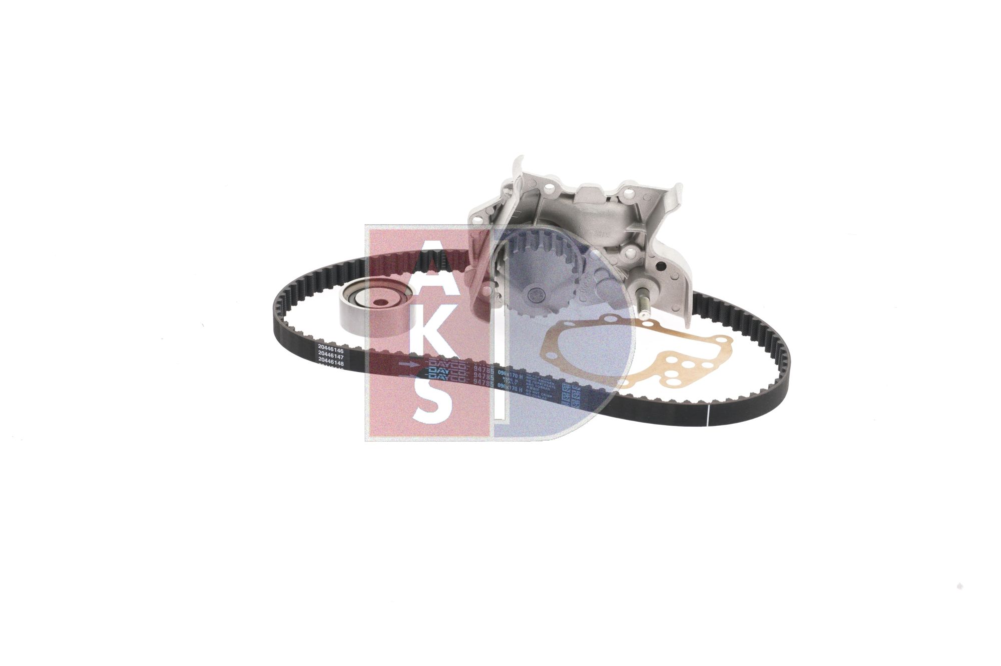OEM 7700866518 AKS DASIS Water pump and timing belt kit 570346N for RENAULT, PEUGEOT, NISSAN, ALFA ROMEO, DACIA