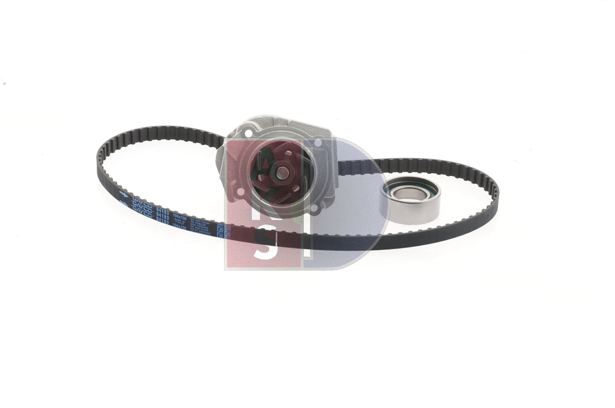 AKS DASIS Kit de distribution + pompe à eau (570357N) pour FIAT Panda I 3/5 portes (141) 1000 (37 KW / 50 CH / de 1985)