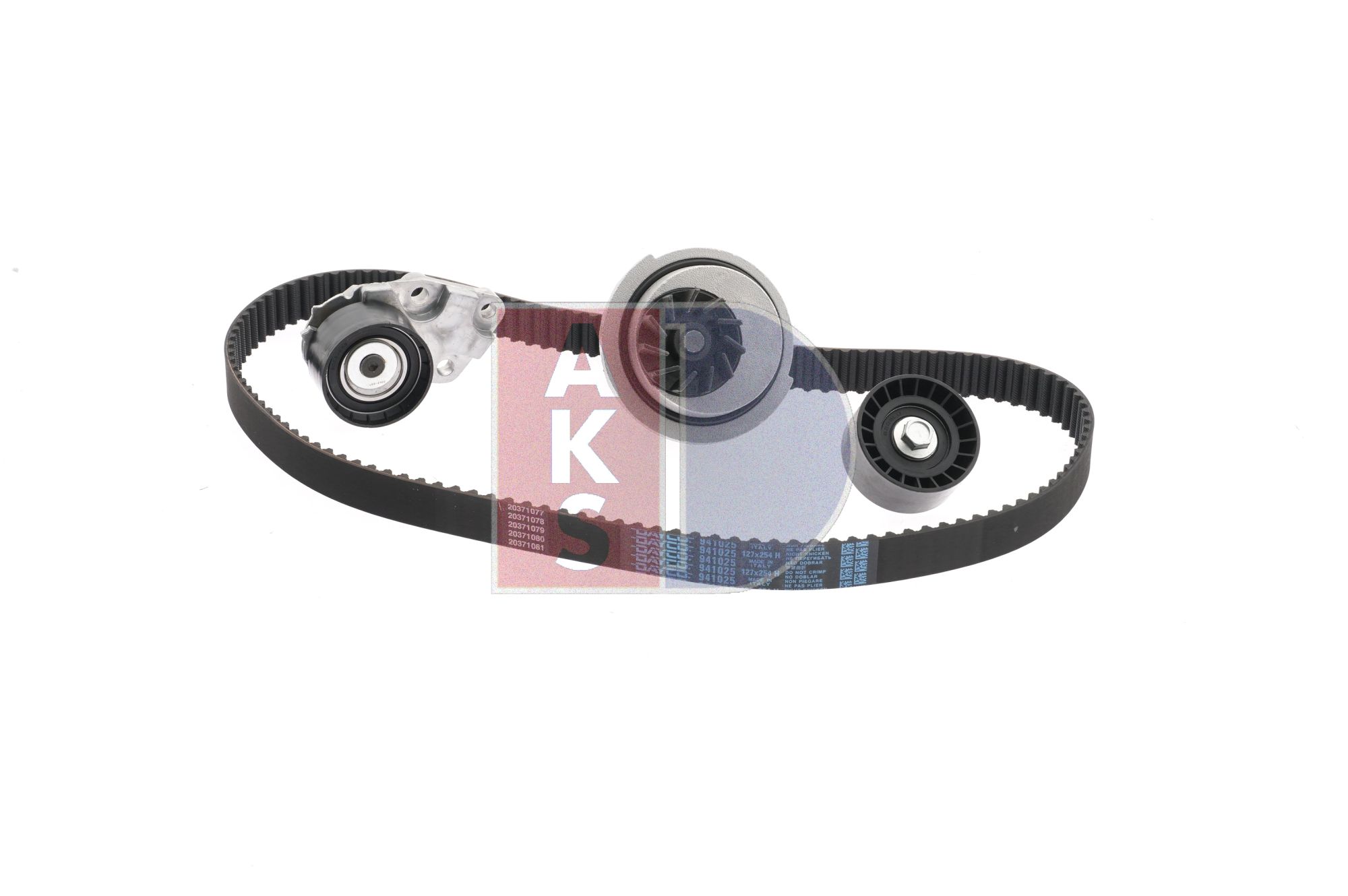 OEM 96182871 AKS DASIS Kit cinghia distribuzione, pompa acqua 570365N per MERCEDES-BENZ, CITROЁN, KIA, CHEVROLET, DAEWOO