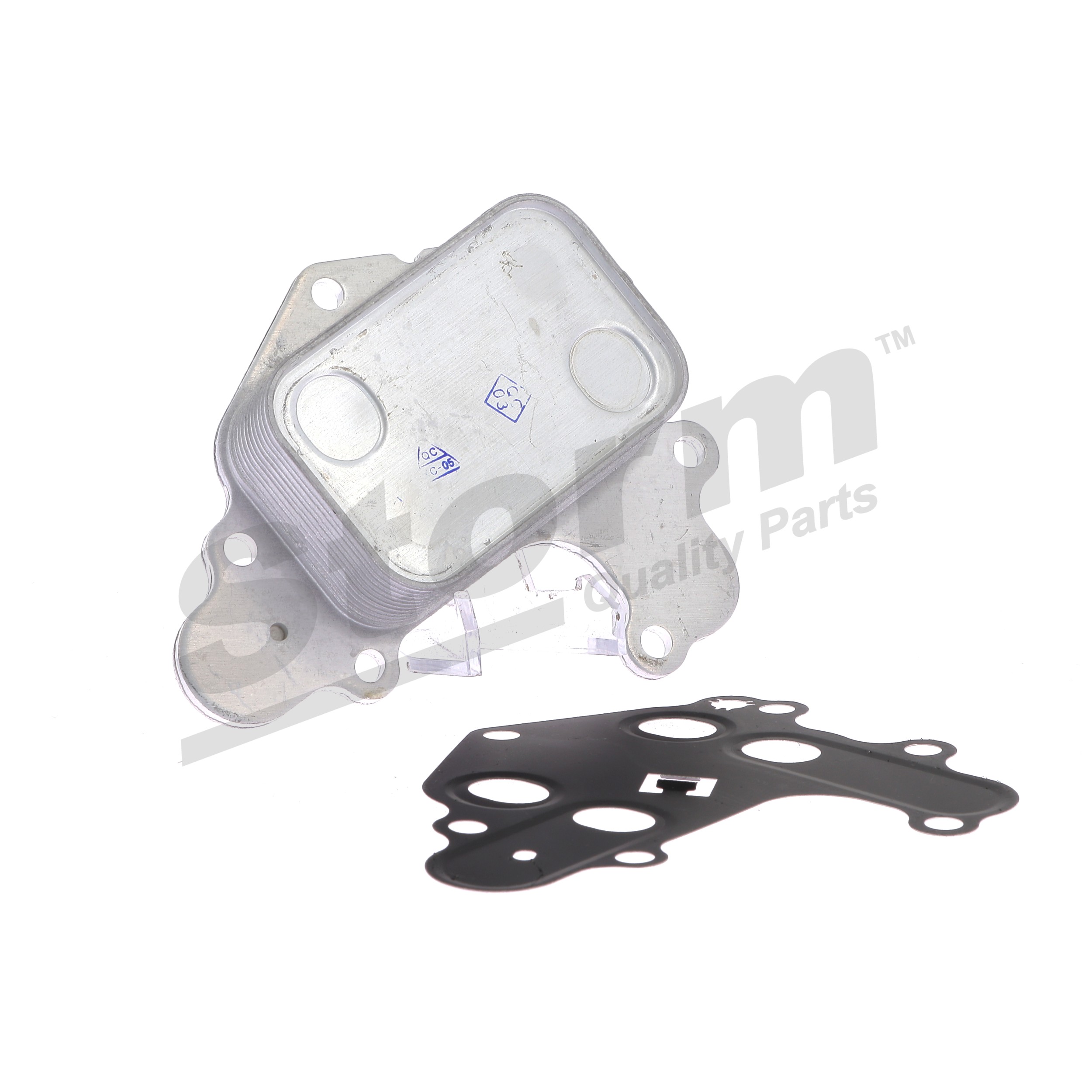 STORM QUALITY PARTS Ölkühler (777300) in erstklassiger Qualität für PEUGEOT PARTNER Tepee 1.2 THP (81 KW / 110 PS / de 2016)
