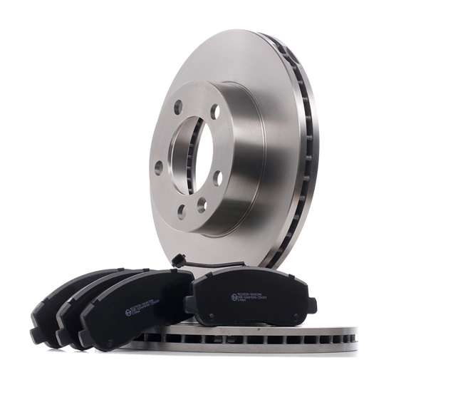 RIDEX Kit de discos de freno y pastillas (3405B0489) para AUDI Q7 (4LB) 3.6 FSI quattro (206 KW / 280 CV / de 2006)