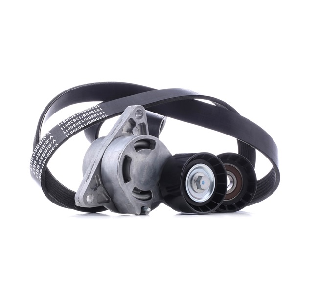 RIDEX Jeu de courroies trapézoïdales à nervures (542R0703) pour RENAULT Trafic II Van (FL) 2.5 dCi 145 (FL0J) (107 KW / 146 CH / de 2006)