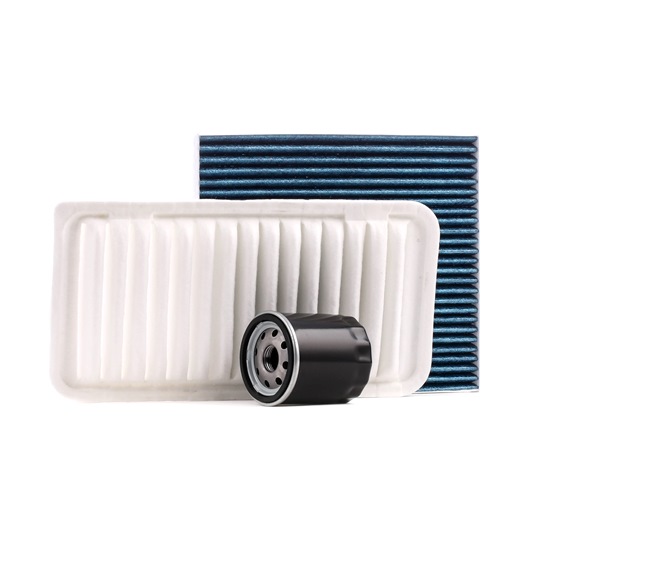 RIDEX Filterset (4055F2953) in erstklassiger Qualität für TOYOTA COROLLA Verso (ZER_, ZZE12_, R1_) 1.8 (ZNR11_) (95 KW / 129 PS / de 2004)