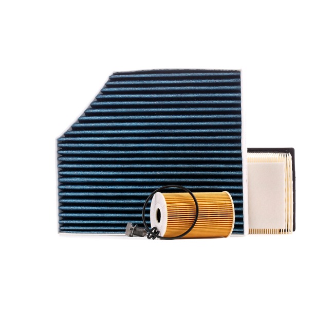 Filterset (4055F4847) van RIDEX Voor AUDI A4 Avant (8K5, B8) 1.8 TFSI (88 KW / 120 PK / Van 2008)