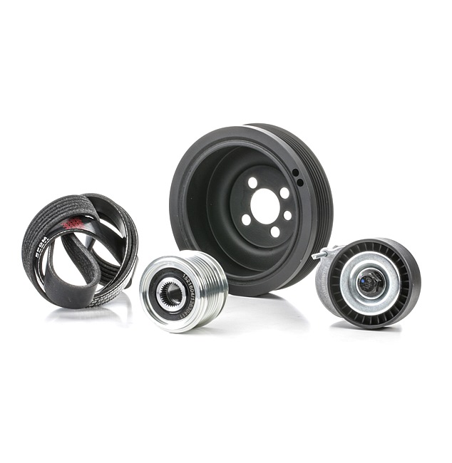 Poly V-riem set (542R0708) van RIDEX Voor VW Eos (1F7, 1F8) 2.0 TDI 16V (103 KW / 140 PK / Van 2008)