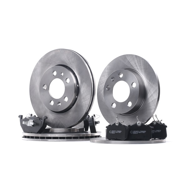 RIDEX Kit de discos de freno y pastillas (3405B0503) para SKODA Octavia I Combi (1U5) 1.6 (55 KW / 75 CV / de 1998)