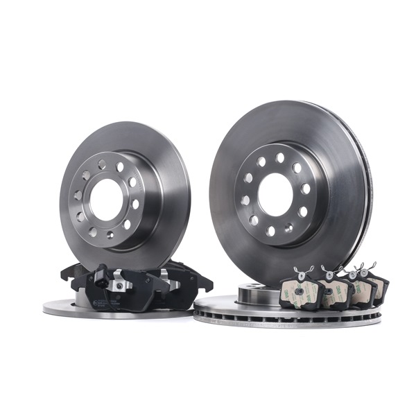 OEM 1K0615301K STARK Brake discs and pads set SKBK-10990507 for VW, AUDI, FORD, SKODA, SEAT