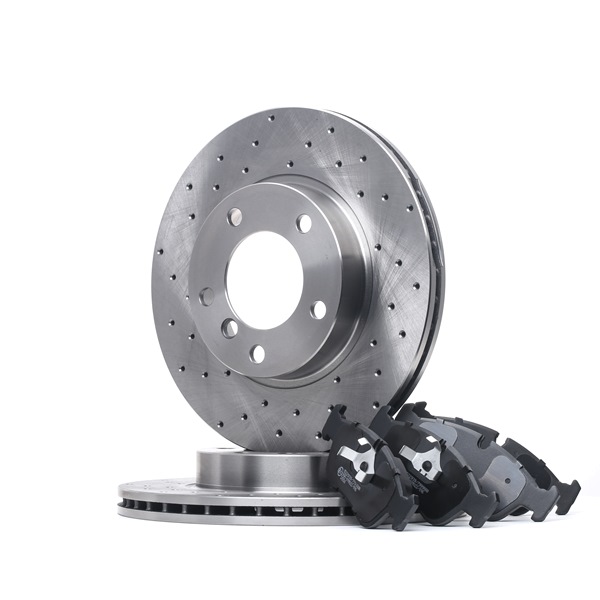 OEM 1161437 RIDEX Remschijven en blokken 3405B0881 voor BMW