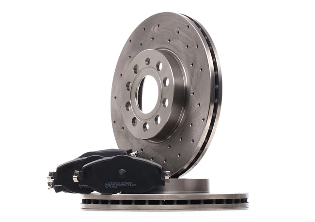 RIDEX Kit de discos de freno y pastillas (3405B0883) para VW Caddy Alltrack IV Kombi (SAB) 1.6 TDI (75 KW / 102 CV / de 2015)