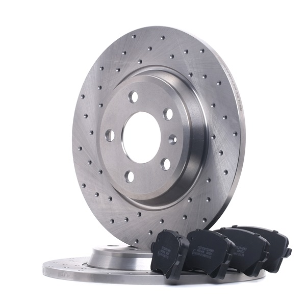 RIDEX Kit de discos de freno y pastillas (3405B0953) para AUDI A4 B8 Avant (8K5) 3.0 TFSI quattro (200 KW / 272 CV / de 2012)