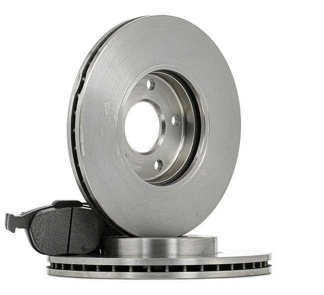 RIDEX Kit de discos de freno y pastillas (3405B1280) para FORD Tourneo Connect Mk1 1.8 TDCi (66 KW / 90 CV / de 2002)