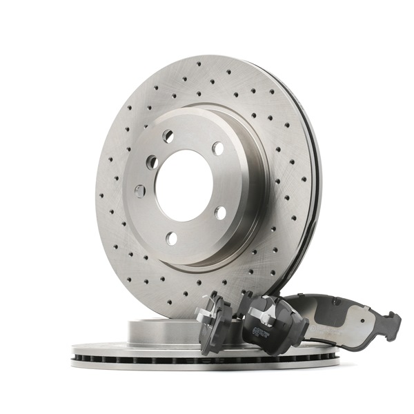 OEM 1161437 RIDEX Remschijven en blokken 3405B1415 voor BMW