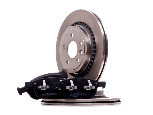 buy Brake discs and pads set - RIDEX (3405B1452)