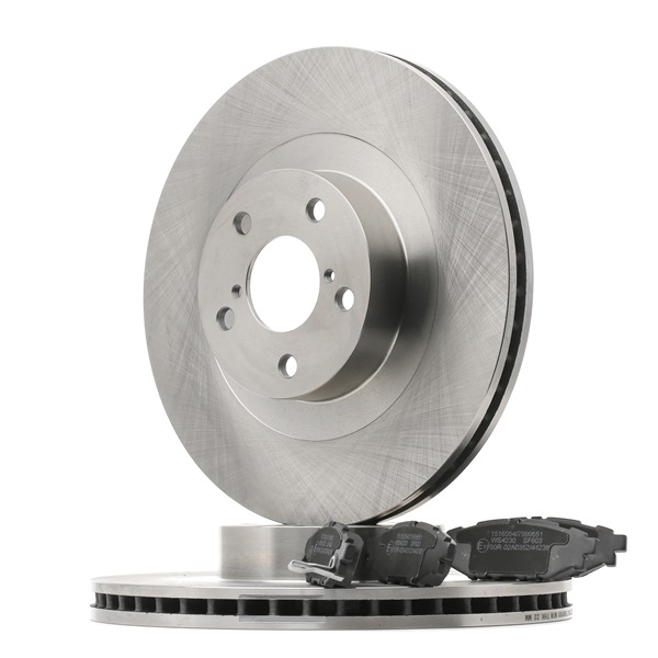 buy Brake discs and pads set - RIDEX (3405B1457)