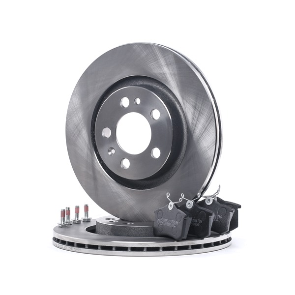 RIDEX Kit de discos de freno y pastillas (3405B1466) para SKODA Octavia I Combi (1U5) 1.6 (55 KW / 75 CV / de 1998)