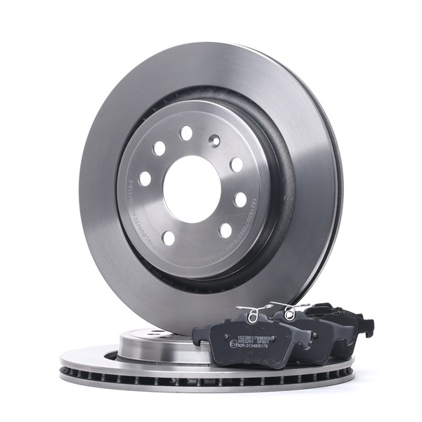 RIDEX Kit de discos de freno y pastillas (3405B1490) para CADILLAC BLS Wagon 2.8 T (188 KW / 255 CV / de 2007)