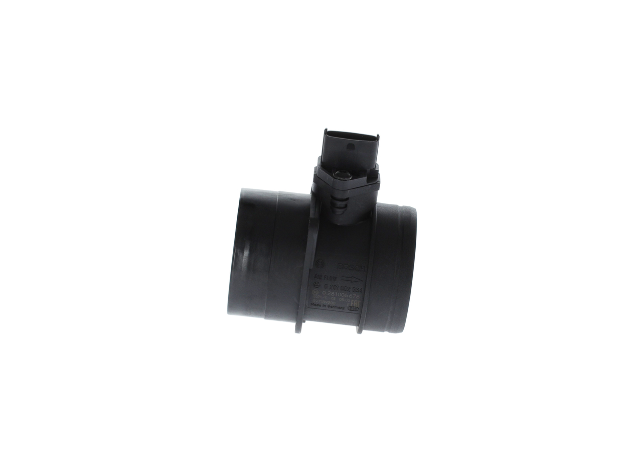 BOSCH Mass air flow sensor (0 281 006 678) for SSANGYONG Kyron SUV 2.0 Xdi 4x4 (100 KW / 136 HP / from 2010)