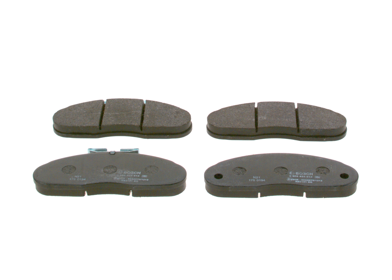 BOSCH Pastillas de freno & juego de pastillas de freno 0 986 424 914