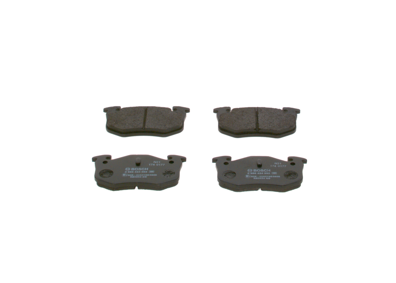 OEM 425442 BOSCH Bremseklosser 0 986 424 992 for VW, MERCEDES-BENZ, PEUGEOT, CITROЁN, RENAULT