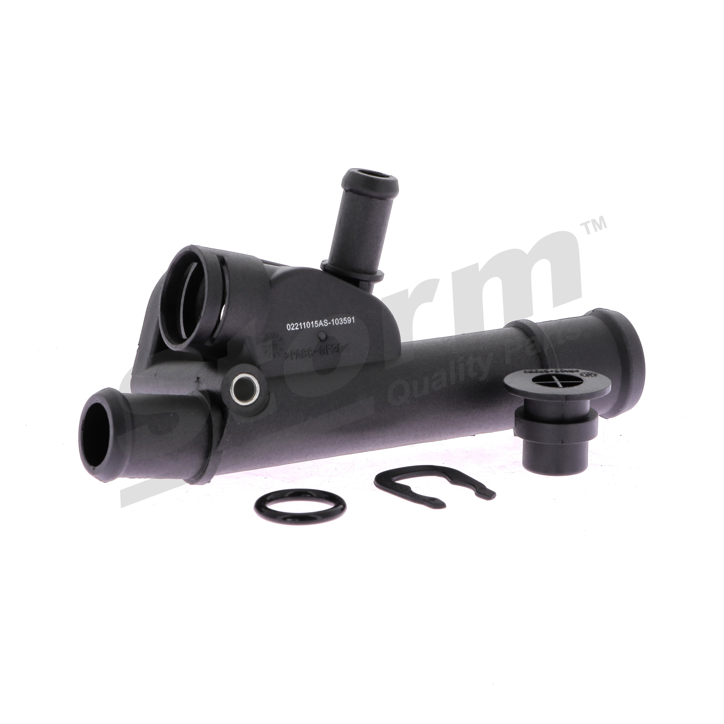 OEM 032121132C STORM QUALITY PARTS Bride de liquide de refroidissement F3591 pour VOLKSWAGEN, AUDI, SEAT, SKODA