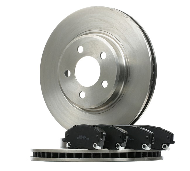RIDEX Kit de discos de freno y pastillas (3405B1622) para CHRYSLER 300 C Berlina (LX, LE) 3.5 (183 KW / 249 CV / de 2004)