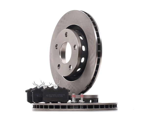 STARK Kit de discos de freno y pastillas (SKBK-10991632) para AUDI A6 C5 Avant (4B5) 3.7 quattro (191 KW / 260 CV / de 1999)