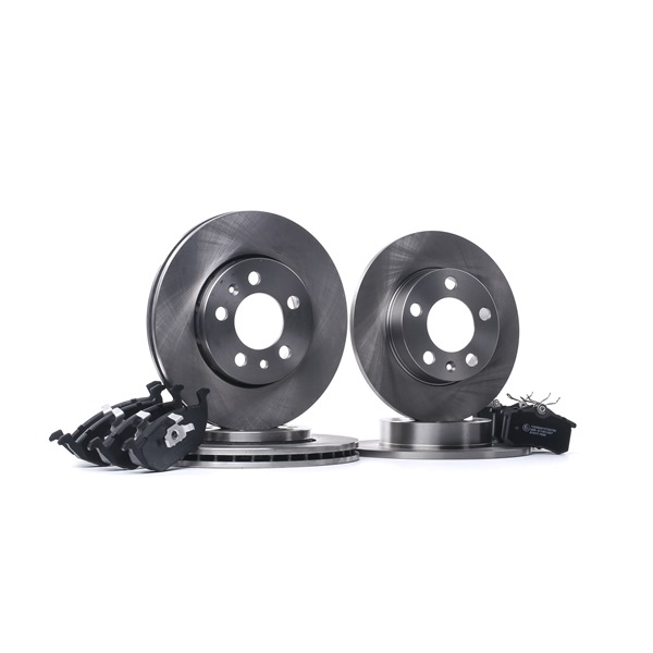 RIDEX Kit de discos de freno y pastillas (3405B1705) para SKODA Octavia I Combi (1U5) 1.6 (55 KW / 75 CV / de 1998)