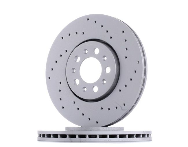 OEM JZW615301D ZIMMERMANN Brake disc 100.1235.52 for VW, AUDI, SKODA, SEAT