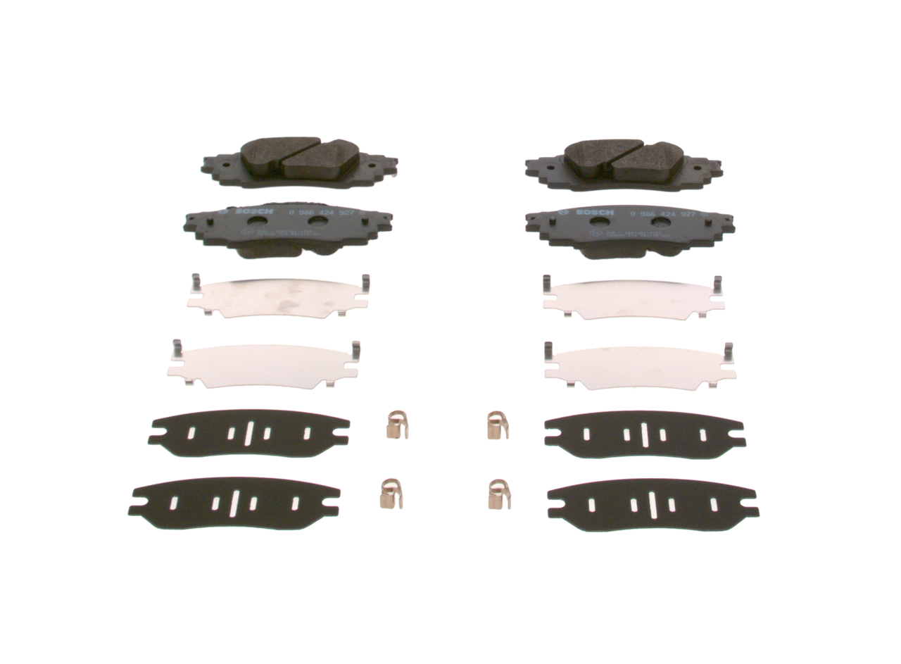 OEM 0446648160 BOSCH Bromsbelägg 0 986 424 927 för TOYOTA, LEXUS, SATURN, WIESMANN