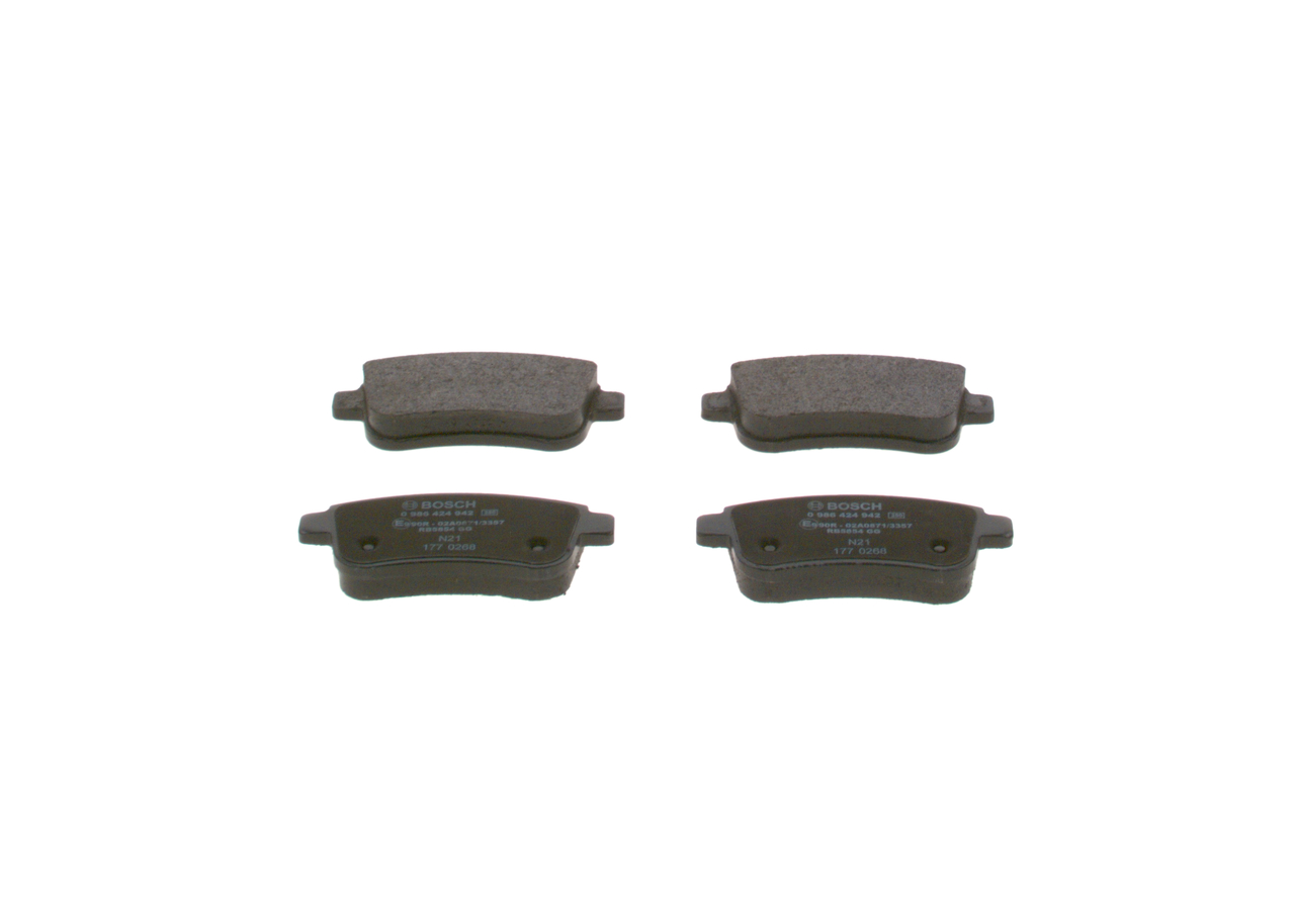 OEM 440604694R BOSCH Brake pad set 0 986 424 942 for FORD, RENAULT, DACIA, RENAULT TRUCKS