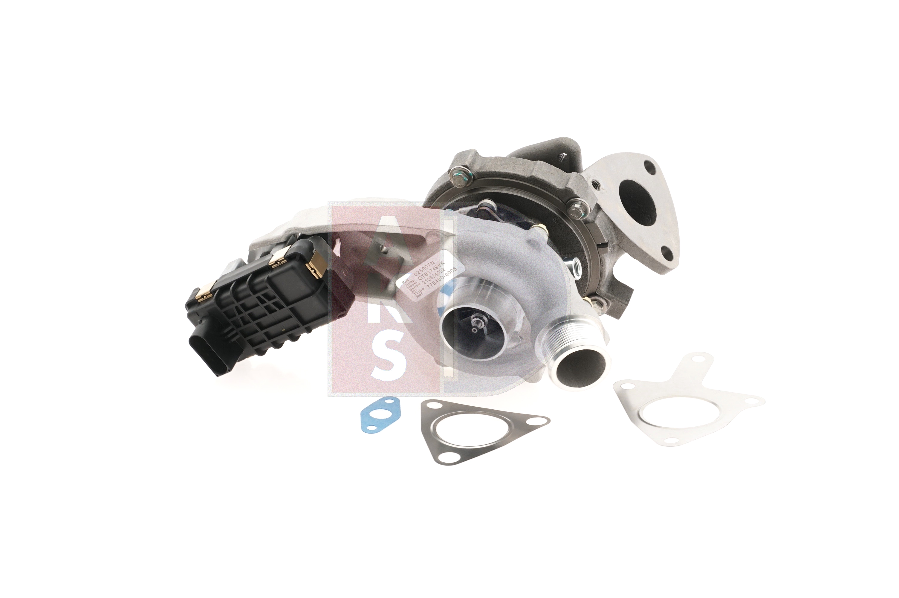 Turbocharger (025007N) van AKS DASIS Voor LAND ROVER Range Rover Sport (L320) 3.0 D 4x4 (180 KW / 245 PK / Van 2009)