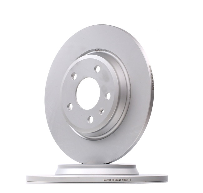 MAPCO Brake disc (25860C) for AUDI A6 Avant (4A5, C8) 45 TDI Mild Hybrid quattro (170 KW / 231 HP / from 2018)