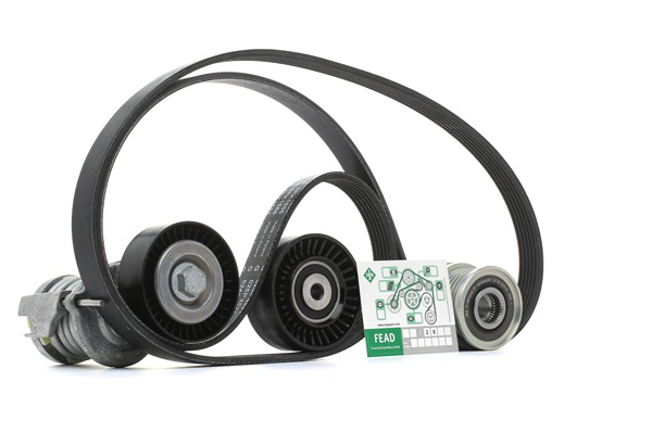 OEM 03G145276 INA V-Ribbed Belt Set 529 0535 20 for VW, AUDI, SKODA, SEAT, CHRYSLER