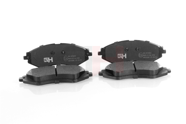 OEM 96475176 GH Brake pad set GH-410802 for SKODA, CITROЁN, CHEVROLET, DAEWOO, PONTIAC