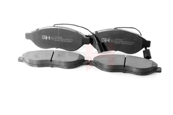 OEM 71773146 GH Kit pastiglie freni GH-411960 per FIAT, PEUGEOT, ALFA ROMEO, CITROЁN, LANCIA