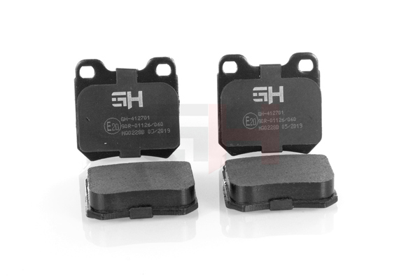 OEM 4467072 GH Kit pastiglie freni GH-412701 per FIAT, OPEL, ALFA ROMEO, LANCIA, CHEVROLET
