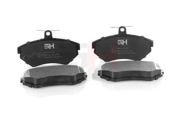 OEM 8E0698151 GH Kit pastiglie freni GH-414739 per VOLKSWAGEN, MERCEDES-BENZ, AUDI, SEAT, SKODA