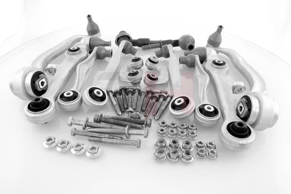 OEM 8D0498998S1 GH Tukivarsisarja, pyörien tuenta GH-504700 varten MERCEDES-BENZ, VW, AUDI, SKODA, SEAT